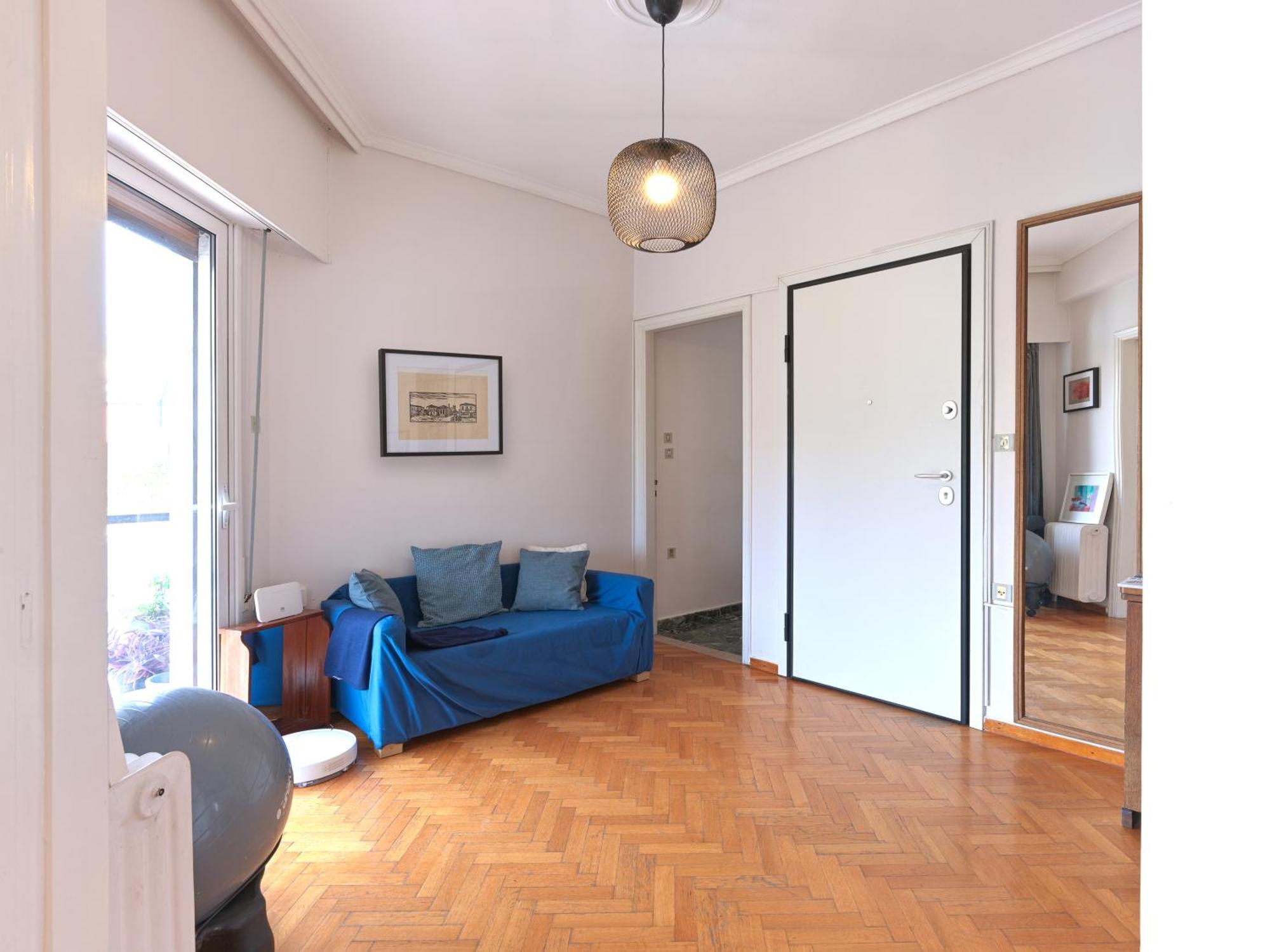 Central Pagrati Apartment With Park View Balcony - Opp Pangrati Grove Athene Buitenkant foto